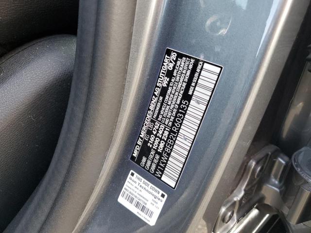 W1KWF8EB2LR603135 - 2020 MERCEDES-BENZ C 300 4MATIC GRAY photo 12