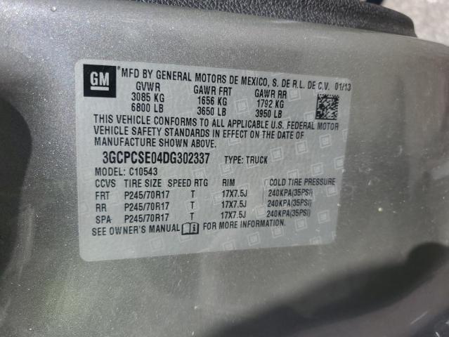 3GCPCSE04DG302337 - 2013 CHEVROLET SILVERADO C1500 LT 灰色 照片 12