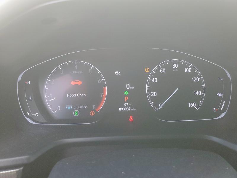 1HGCV1F31MA083638 - 2021 HONDA ACCORD SPORT WHITE photo 9