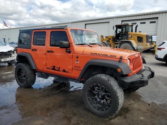 1C4BJWDG4FL707092 - 2015 JEEP WRANGLER U SPORT 橙色 照片 4
