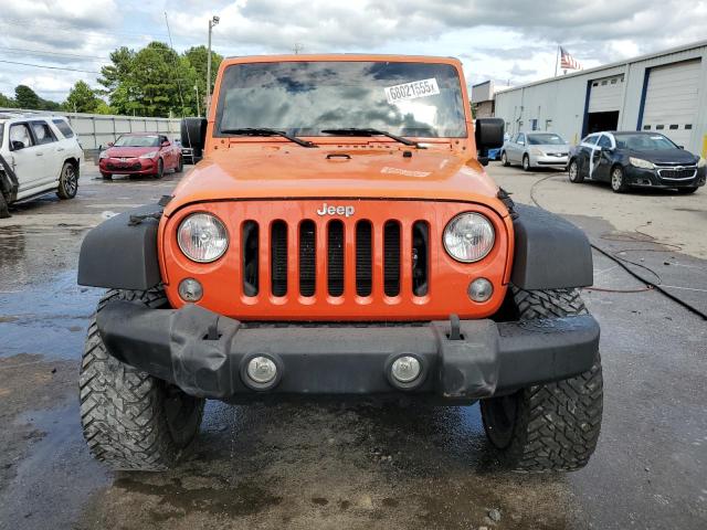 1C4BJWDG4FL707092 - 2015 JEEP WRANGLER U SPORT 橙色 照片 5