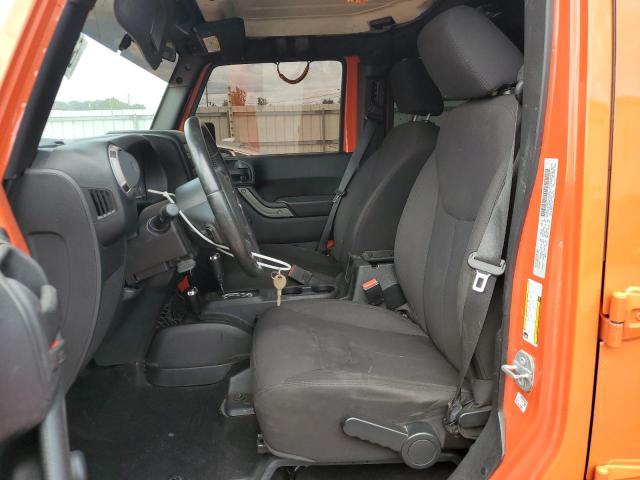 1C4BJWDG4FL707092 - 2015 JEEP WRANGLER U SPORT 橙色 照片 7