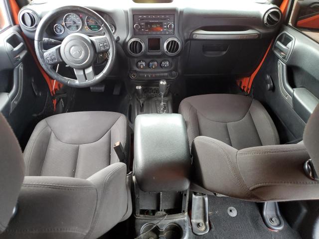 1C4BJWDG4FL707092 - 2015 JEEP WRANGLER U SPORT 橙色 照片 8