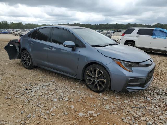 JTDS4MCE1MJ064639 - 2021 TOYOTA COROLLA SE BLUE photo 4