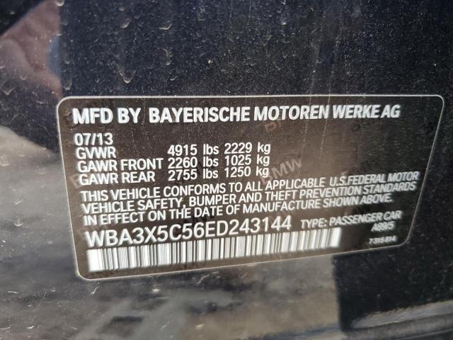WBA3X5C56ED243144 - 2014 BMW 328 XIGT BLUE photo 12