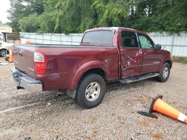 5TBDT44175S497628 - 2005 TOYOTA TUNDRA DOUBLE CAB SR5 BURGUNDY photo 3