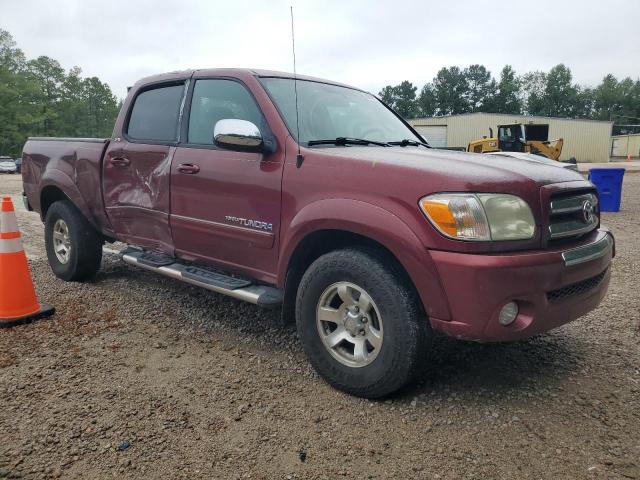 5TBDT44175S497628 - 2005 TOYOTA TUNDRA DOUBLE CAB SR5 BURGUNDY photo 4