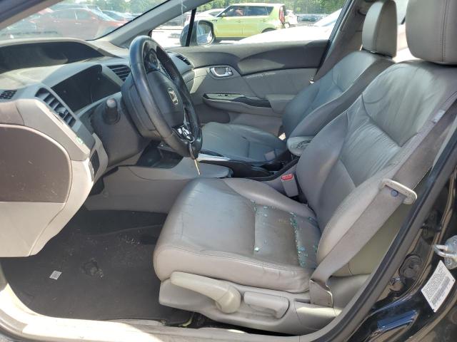 2HGFB2F99CH506059 - 2012 HONDA CIVIC EXL შავი ფოტო 7