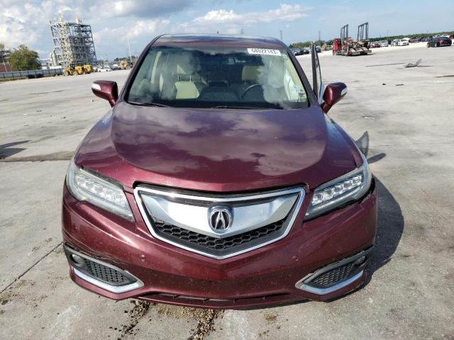 5J8TB3H76HL016371 - 2017 ACURA RDX ADVANCE BURGUNDY photo 5