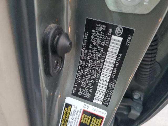 4T1BK3DB4BU385327 - 2011 TOYOTA AVALON BASE 灰色 照片 12