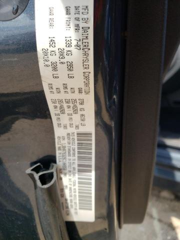 1J8HR78328C100958 - 2008 JEEP GRAND CHER SRT-8 BLUE photo 12