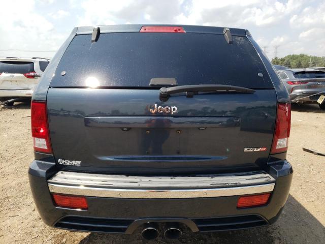 1J8HR78328C100958 - 2008 JEEP GRAND CHER SRT-8 BLUE photo 6