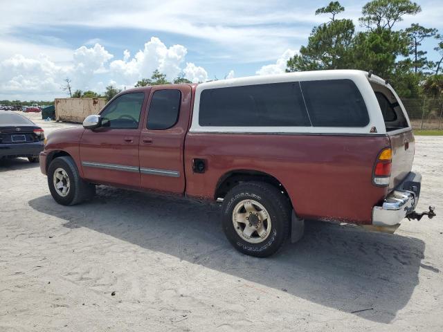 5TBRT34154S440388 - 2004 TOYOTA TUNDRA ACCESS CAB SR5 RED photo 2