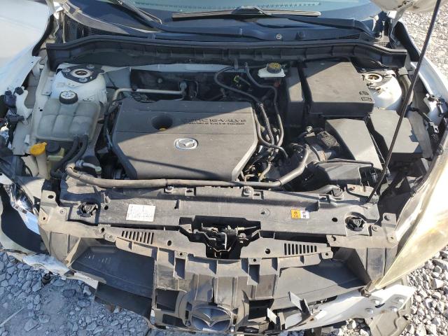 JM1BL1VG2B1408086 - 2011 MAZDA 3 I WHITE photo 11