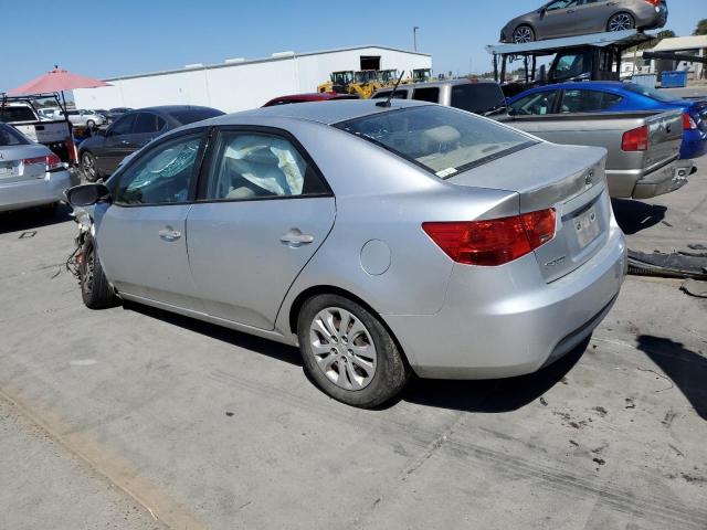 KNAFU4A24A5142889 - 2010 KIA FORTE EX SILVER photo 2