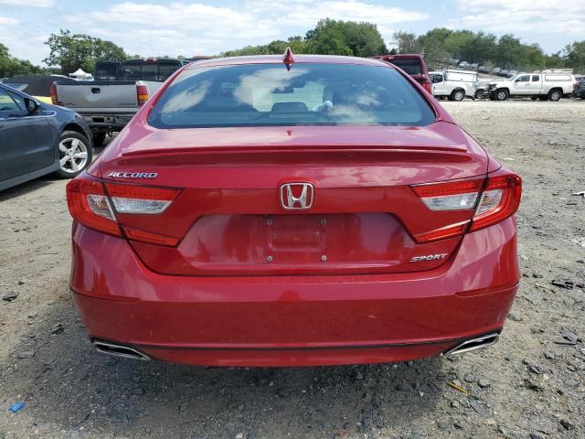 1HGCV1F35LA049507 - 2020 HONDA ACCORD SPORT RED photo 6