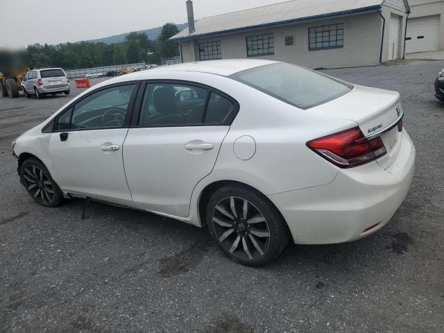 19XFB2F92FE242746 - 2015 HONDA CIVIC EXL WHITE photo 2