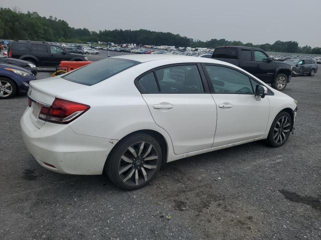 19XFB2F92FE242746 - 2015 HONDA CIVIC EXL WHITE photo 3