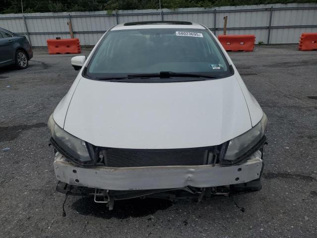 19XFB2F92FE242746 - 2015 HONDA CIVIC EXL WHITE photo 5