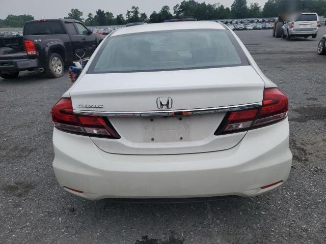 19XFB2F92FE242746 - 2015 HONDA CIVIC EXL WHITE photo 6