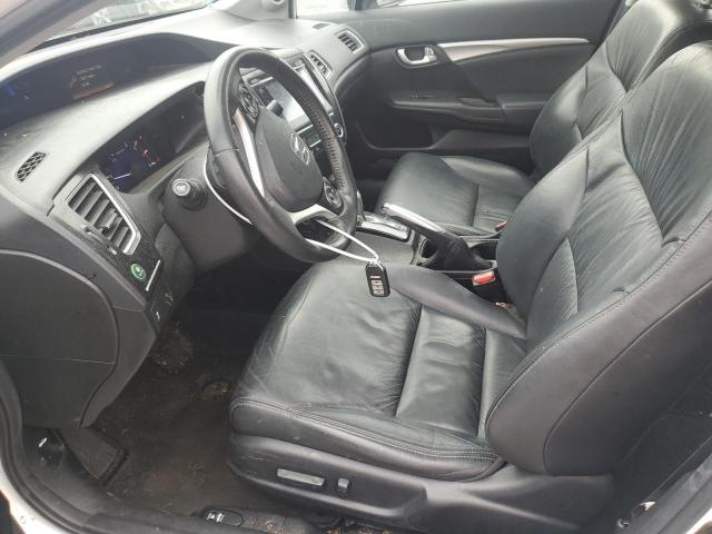 19XFB2F92FE242746 - 2015 HONDA CIVIC EXL WHITE photo 7