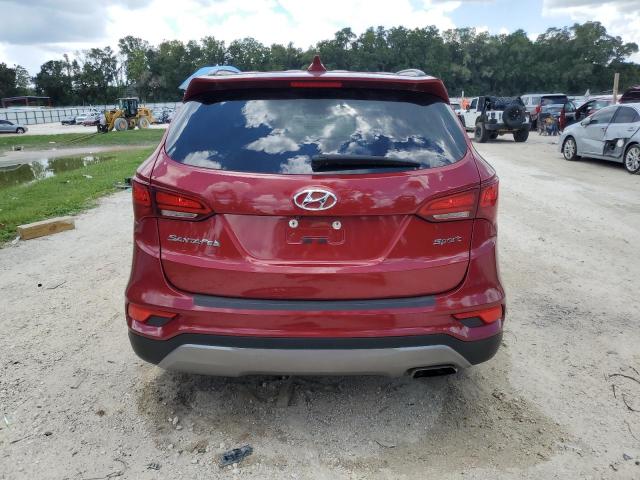 5XYZU3LB3JG503804 - 2018 HYUNDAI SANTA FE S RED photo 6
