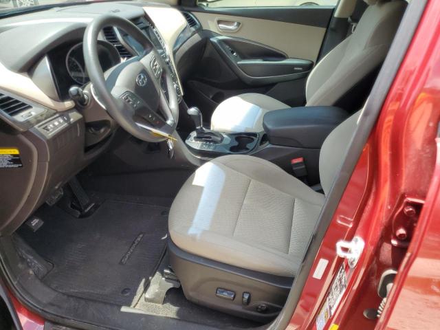 5XYZU3LB3JG503804 - 2018 HYUNDAI SANTA FE S RED photo 7