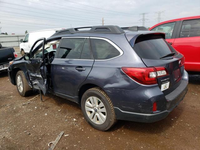 4S4BSACC1H3282847 - 2017 SUBARU OUTBACK 2.5I PREMIUM BLUE photo 2