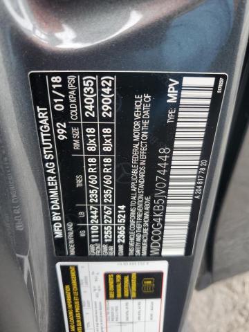 WDC0G4KB5JV074448 - 2018 MERCEDES-BENZ GLC 300 4MATIC GRAY photo 13