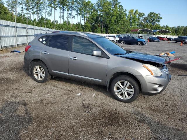 JN8AS5MV9DW632939 - 2013 NISSAN ROGUE S GRAY photo 4