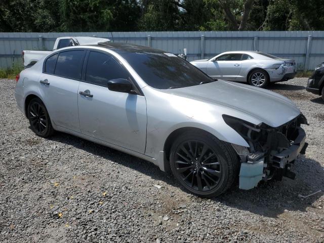 JN1CV6AP9AM405784 - 2010 INFINITI G37 BASE SILVER photo 4