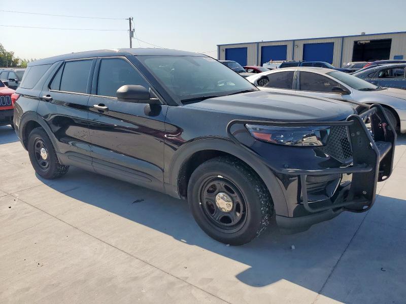 1FM5K8AB1MGC31092 - 2021 FORD EXPLORER POLICE INTERCEPTOR Noir photo 4