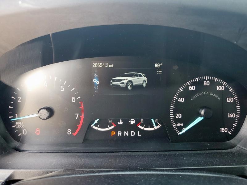 1FM5K8AB1MGC31092 - 2021 FORD EXPLORER POLICE INTERCEPTOR Noir photo 9