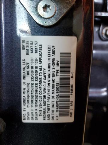 7FARW2H56JE090781 - 2018 HONDA CR-V EX GRAY photo 13