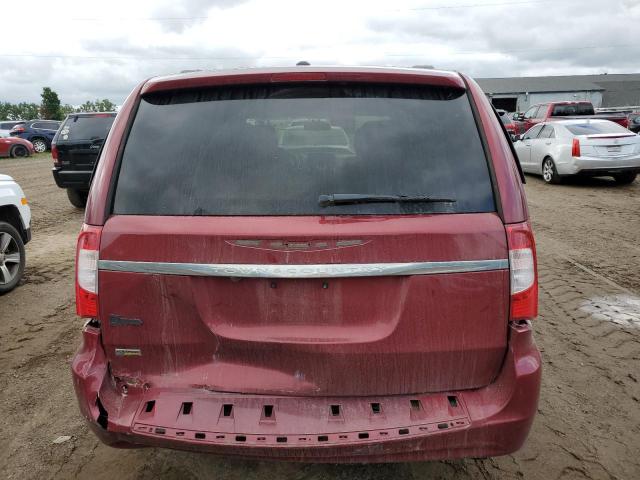 2C4RC1BGXDR742853 - 2013 CHRYSLER TOWN & COU TOURING MAROON photo 6