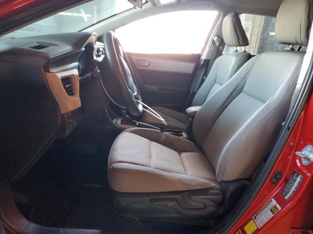5YFBURHE8FP317444 - 2015 TOYOTA COROLLA L RED photo 7