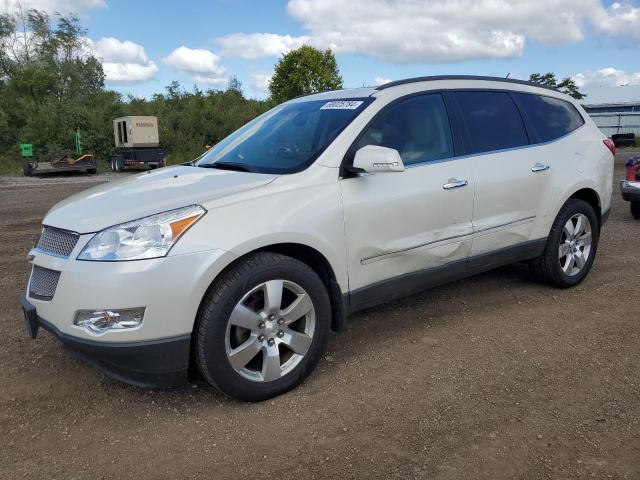 1GNKVLED6BJ410216 - 2011 CHEVROLET TRAVERSE LTZ WHITE photo 1