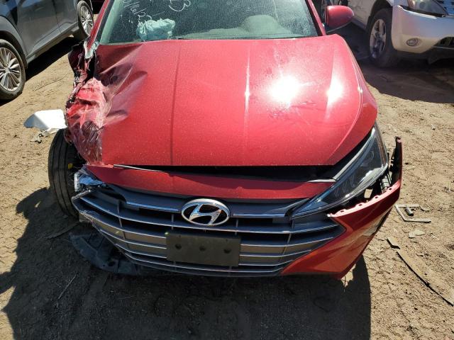 5NPD74LF3LH606923 - 2020 HYUNDAI ELANTRA SE RED photo 11