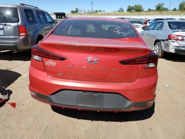 5NPD74LF3LH606923 - 2020 HYUNDAI ELANTRA SE RED photo 6