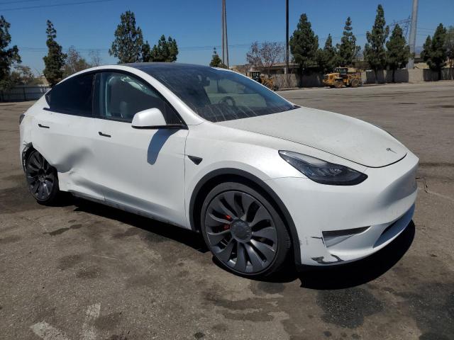 5YJYGDEF2LF057292 - 2020 TESLA MODEL Y WHITE photo 4