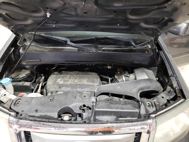 5FNYF4H54BB083767 - 2011 HONDA PILOT EXL GRAY photo 12