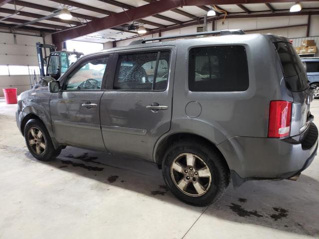 5FNYF4H54BB083767 - 2011 HONDA PILOT EXL GRAY photo 2