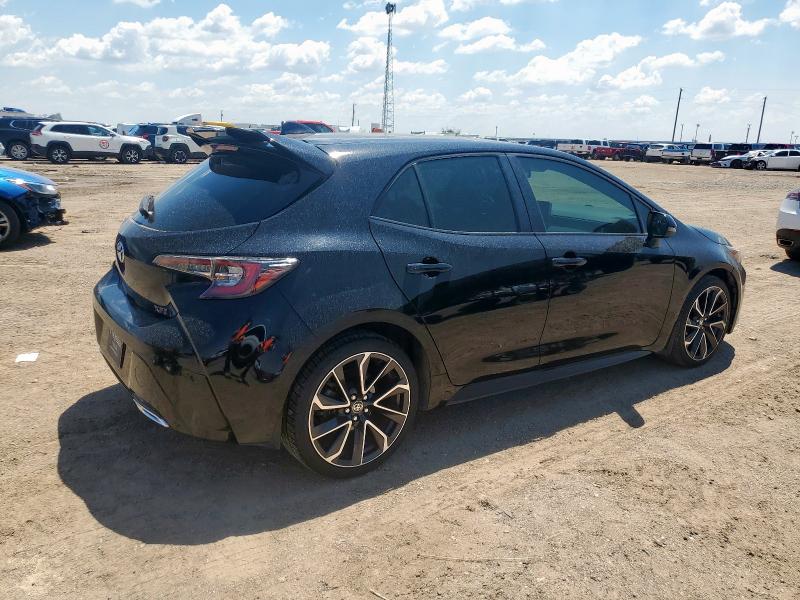 JTNK4RBE4K3051461 - 2019 TOYOTA COROLLA SE BLACK photo 3