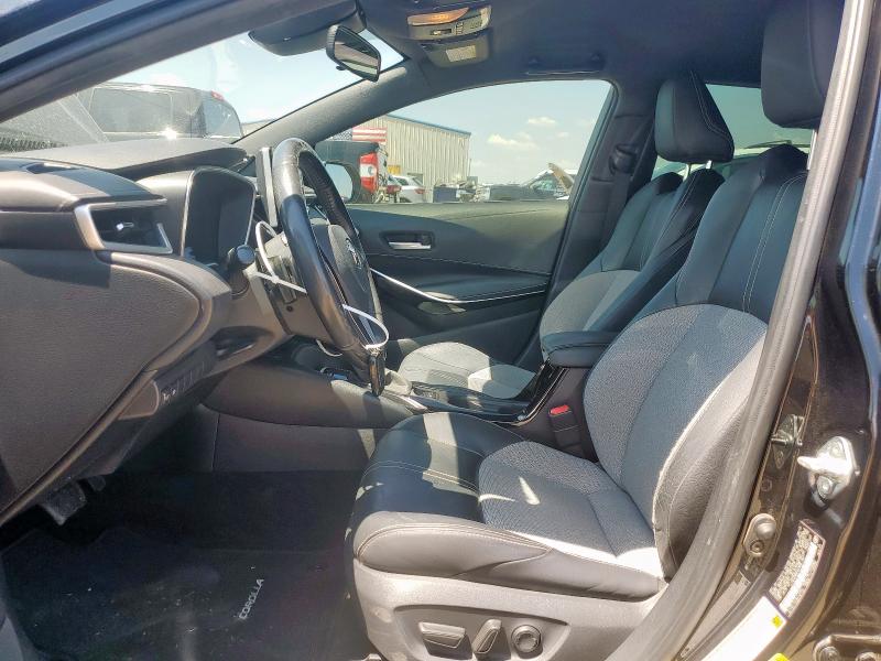 JTNK4RBE4K3051461 - 2019 TOYOTA COROLLA SE BLACK photo 7