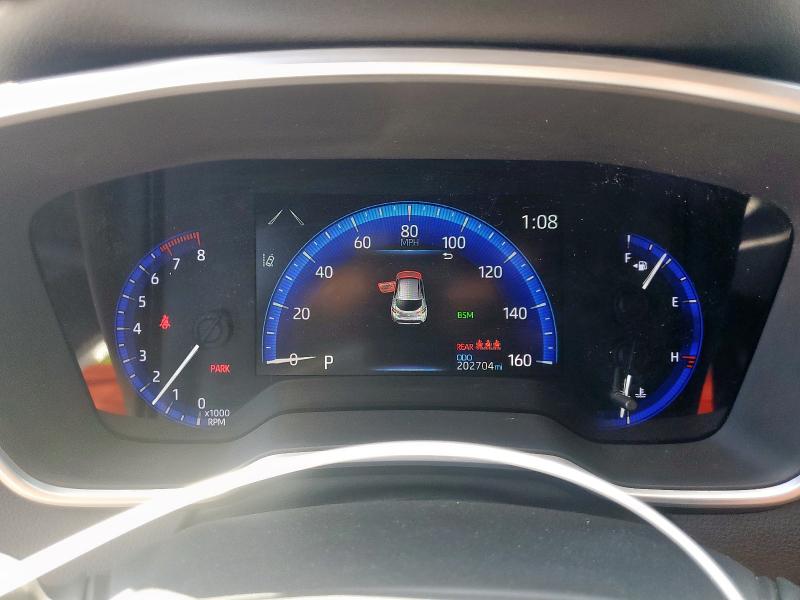 JTNK4RBE4K3051461 - 2019 TOYOTA COROLLA SE BLACK photo 9