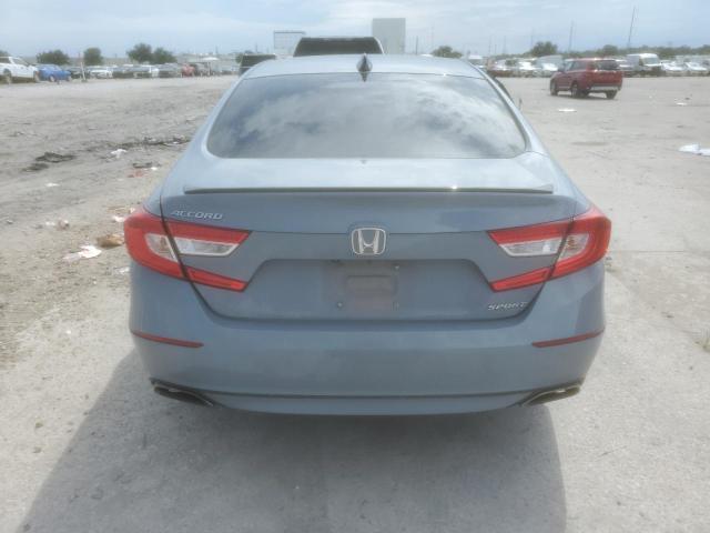 1HGCV1F33NA109108 - 2022 HONDA ACCORD SPORT GRAY photo 6
