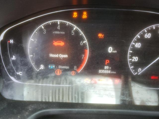 1HGCV1F33NA109108 - 2022 HONDA ACCORD SPORT GRAY photo 9