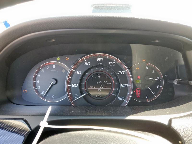 1HGCT1B8XEA014794 - 2014 HONDA ACCORD EXL WHITE photo 9