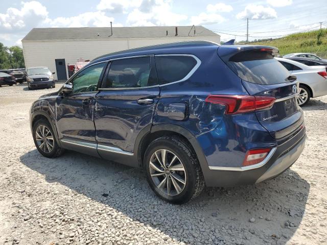 5NMS3CAD7LH204723 - 2020 HYUNDAI SANTA FE SEL BLUE photo 2