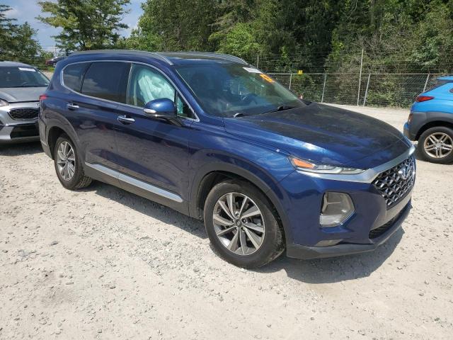 5NMS3CAD7LH204723 - 2020 HYUNDAI SANTA FE SEL BLUE photo 4